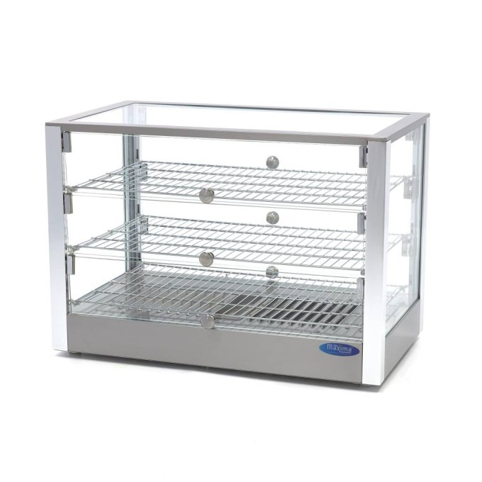 Vitrine chaude - 115 L - 70 cm - 3 étagères Maxima 09400788