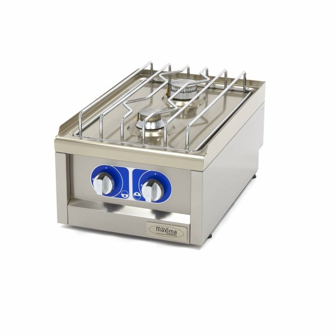 Cuiseur - 2 brûleurs - profondeur 60 cm - gaz Maxima 09391510