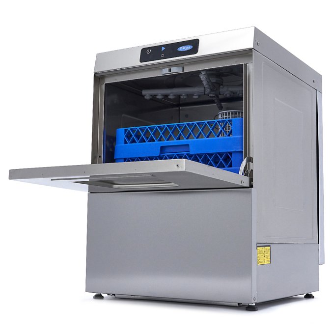 Lave-vaisselle sous plan - 50 x 50 cm - avec pompe de rinçage - affichage numérique - 400V