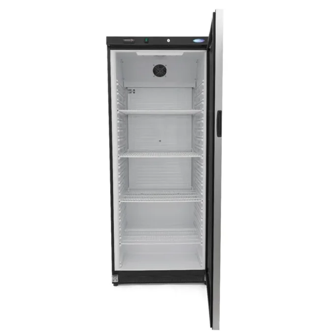 Réfrigérateur - 600 L - noir - avec porte en verre MAXIMA 09405032