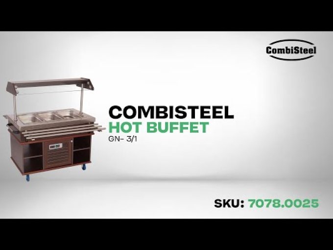 BUFFET CHAUD GN 3/1 COMBISTEEL 7078.0025