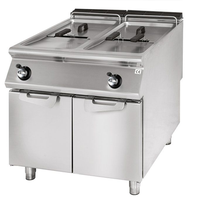 Friteuse gaz, capacité 22+22 litres VIRTUS VS9080FRG22