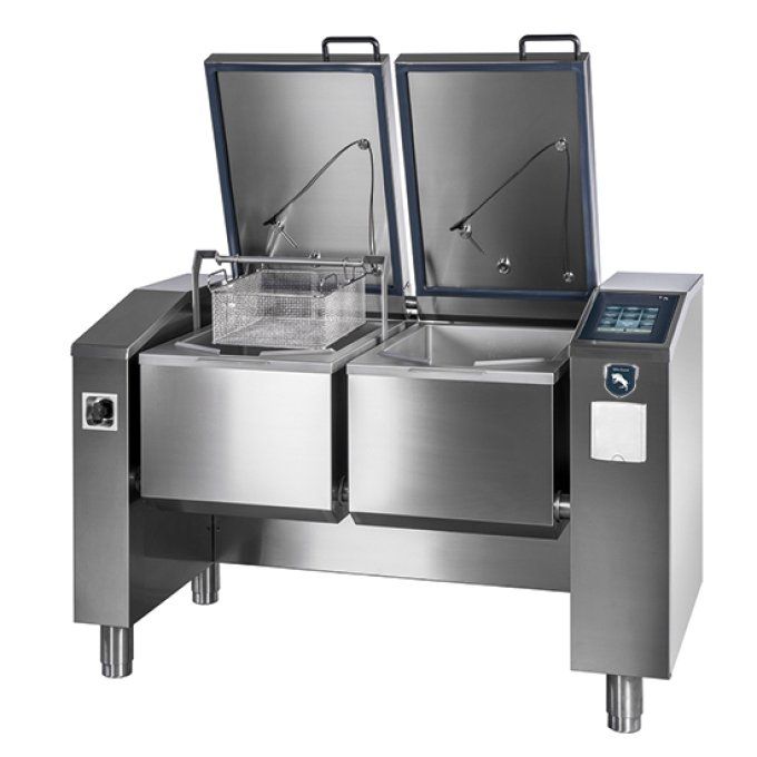 Appareil élect multifonctionnel 2x49L (2x GN 1/1), relevage auto VIRTUS VSMD101DM