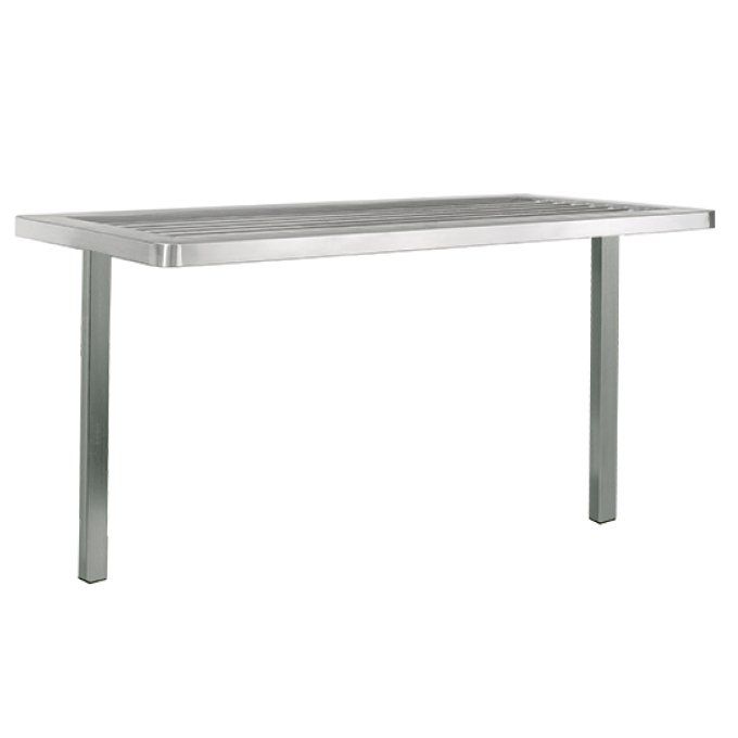 Structure porte-plaques, fixation sur le plan de travail L= 4000÷4500