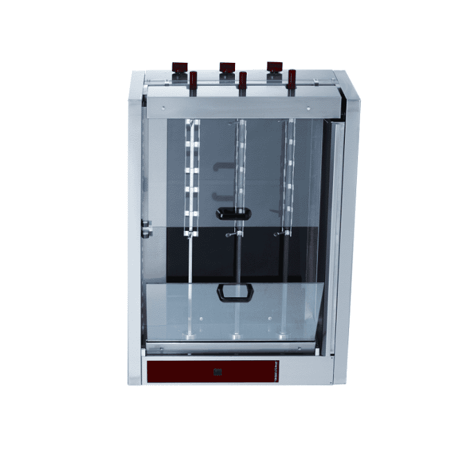 Rôtissoire électrique 3 broches 18 poulets MCM 3EE/3EEN 